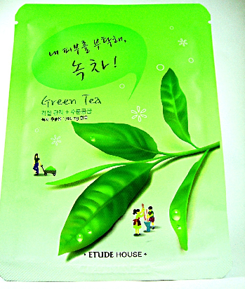 Etude House I Need You, Green Tea! Mask 天然精華面膜 <綠茶> 23ml