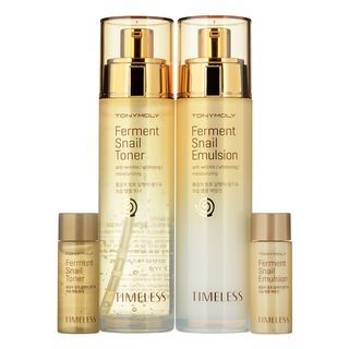 Tony Moly Tineless Ferment Snail Skincare Set 全效修護蝸牛乳液爽膚套裝