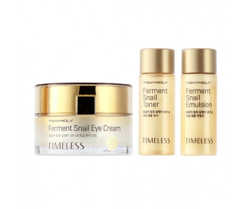 Tony Moly Timeless Ferment Snail Eye Cream Set 全效修護蝸牛眼霜套裝