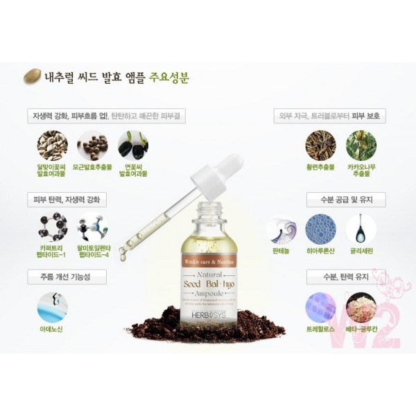 Mizon Natural Seed Bal-Hyo Ampoule 天然植物精華 30ml