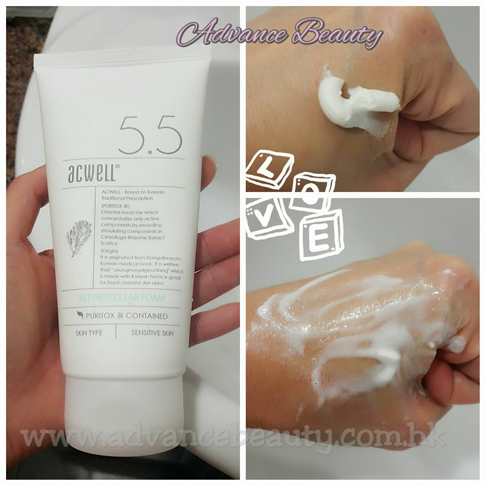 acwell Refined Clear Foam 低敏補水潔面乳150ml