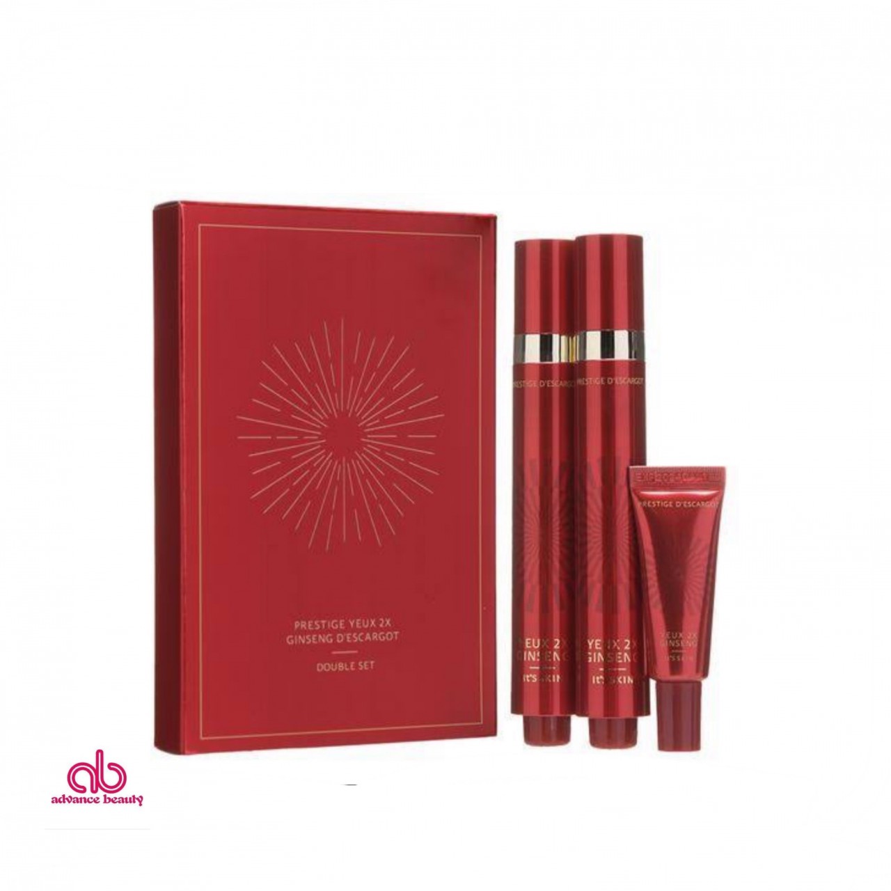 It's Skin Prestige Yeux Ginseng D'escargot 紅蔘蝸牛眼部精華 SET (NEW) (15ml x 2)
