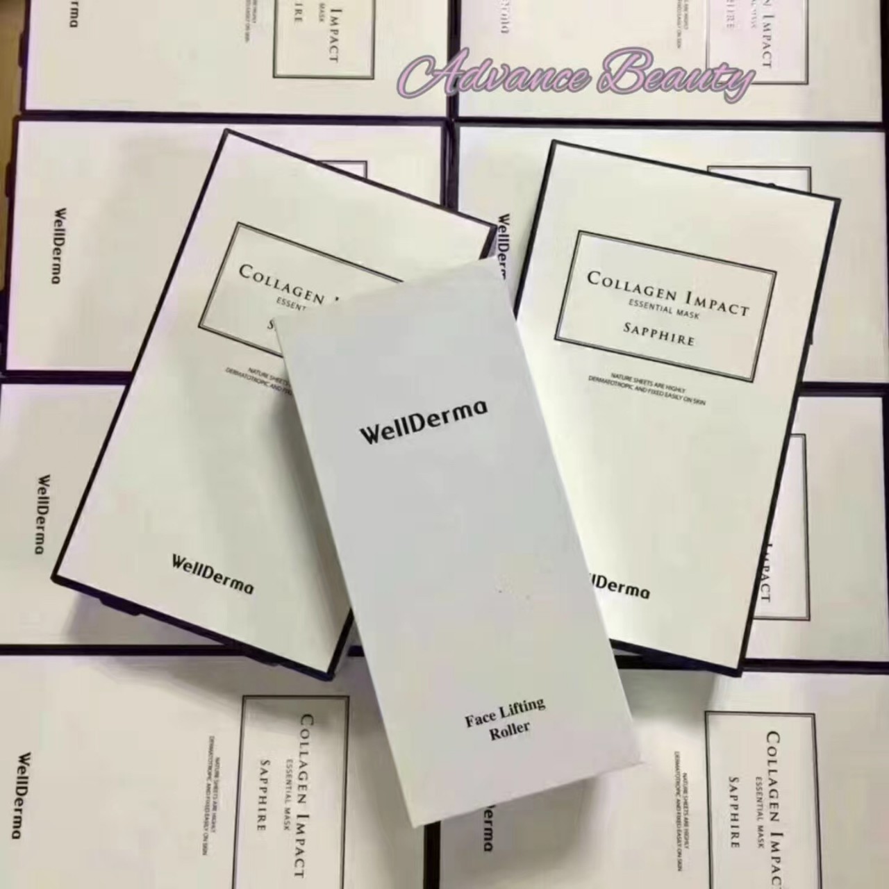 Wellderma Face Lifting Mask 膠原緊緻保濕面膜連按摩儀