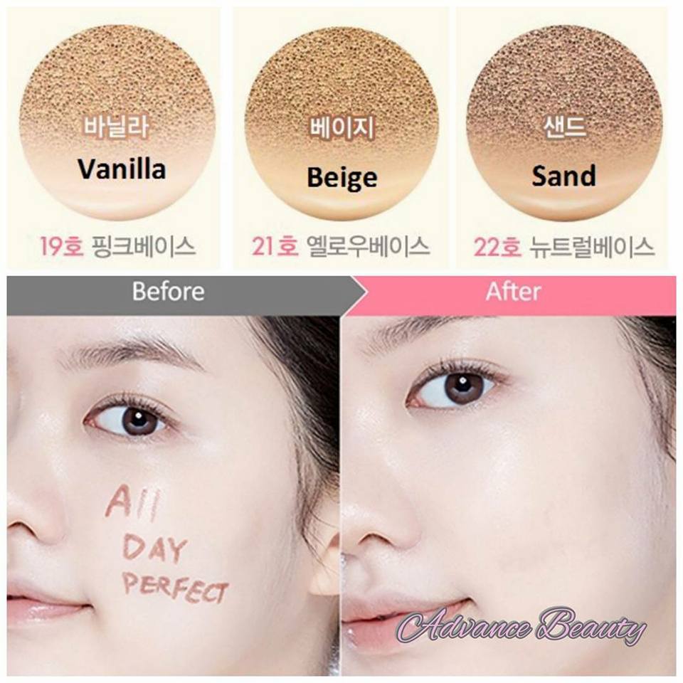 Etude House Any Cushion All Day Perfect SPF50 防曬氣墊粉 14g