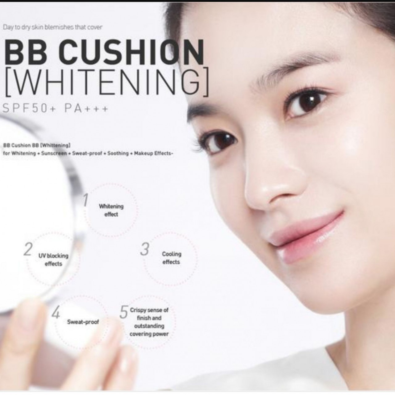 Laneige BB Cushion Whitening SPF50+PA+++ 蘭芝水感亮白BB氣墊霜 15g x 2