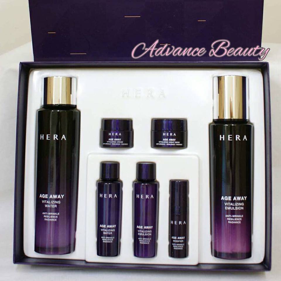 Hera Age Away Age Gift Set 青春永駐系列~抗皺乳液/爽膚水套裝 (7件)