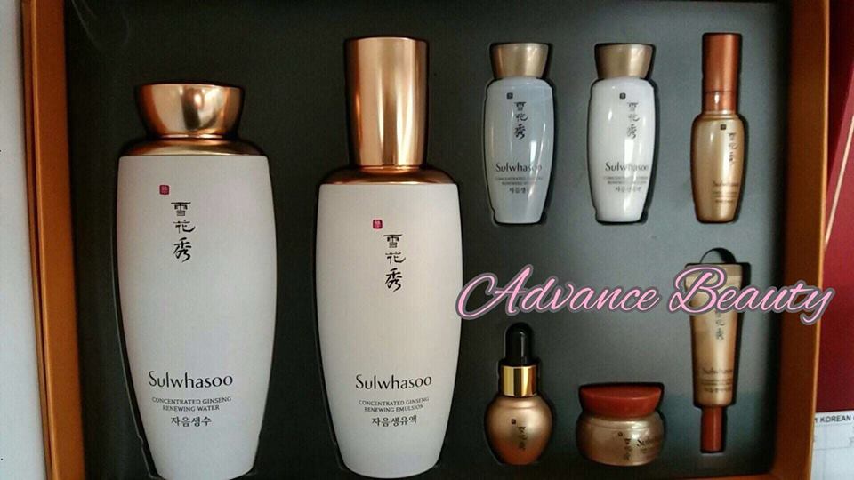 Sulwhasoo Concentrated Ginseng Renewing Set 雪花秀 滋陰生人蔘系列套裝 (1套8件)