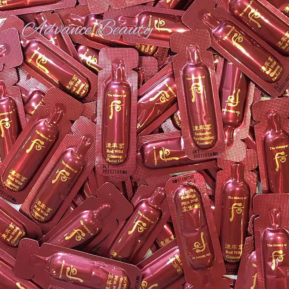 [The Histry of Whoo] 后 Red Wild Ginseng Facial Oil 津率享 紅山參精華油 30PCS
