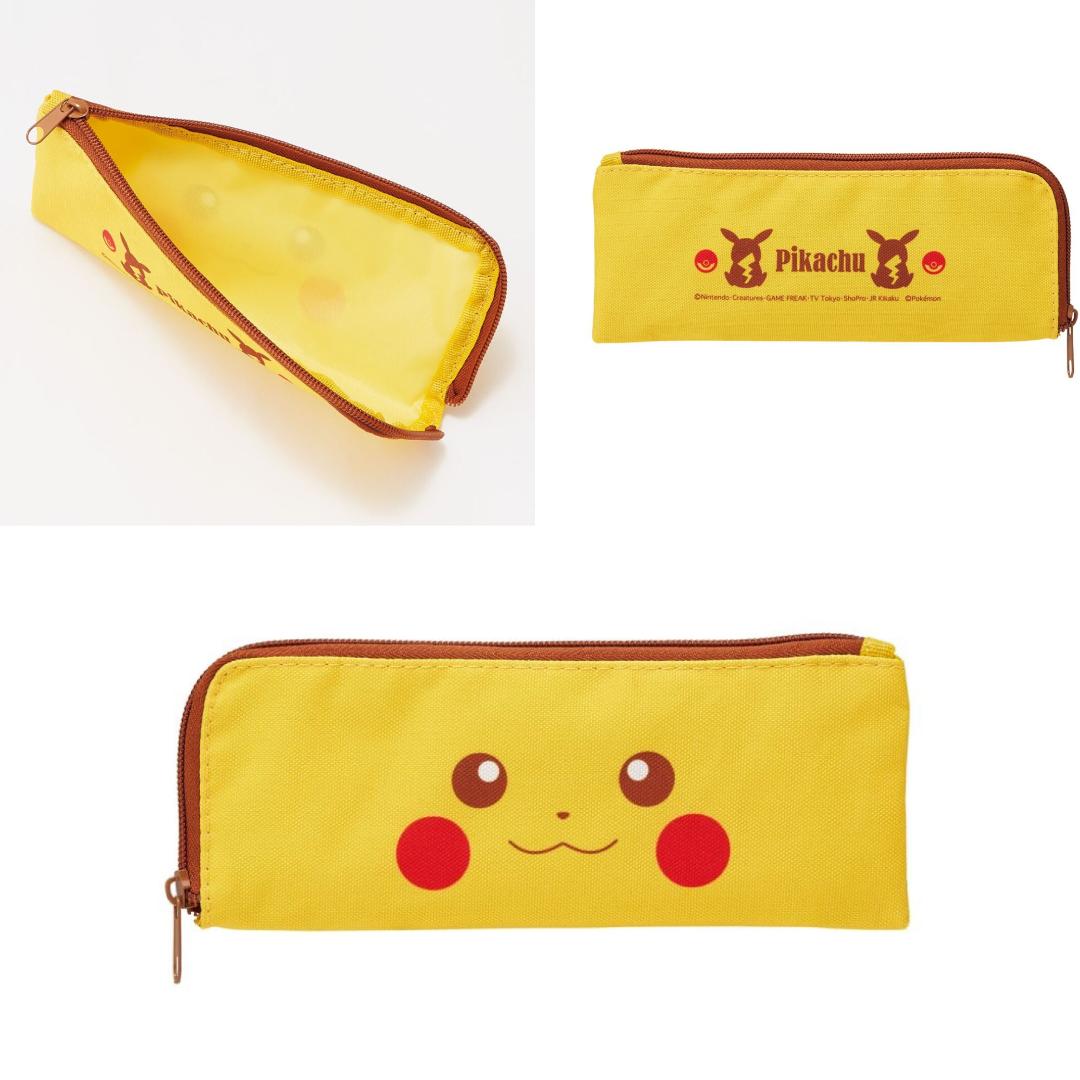 日本直送 比卡超 筆袋/多用途袋 PIKACHU PENCIL CASE 85x215x20mm