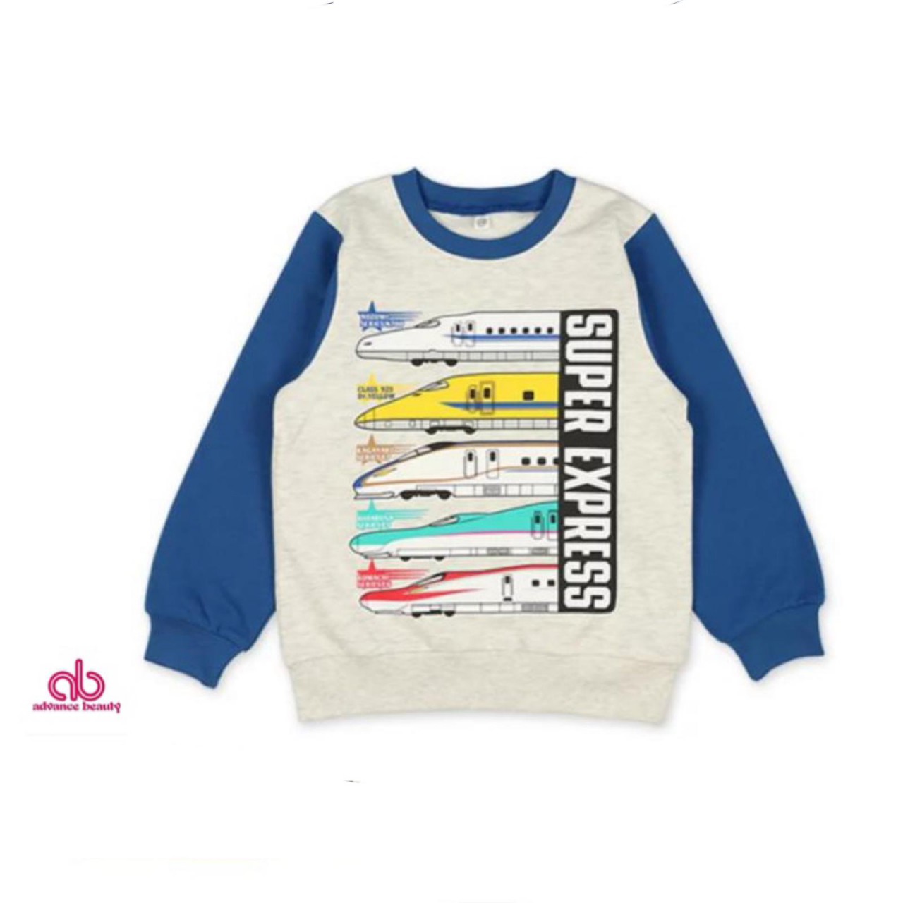 日本直送 新幹線 SHINKANSEN 小童 衛衣 (Blue/White) 110cm