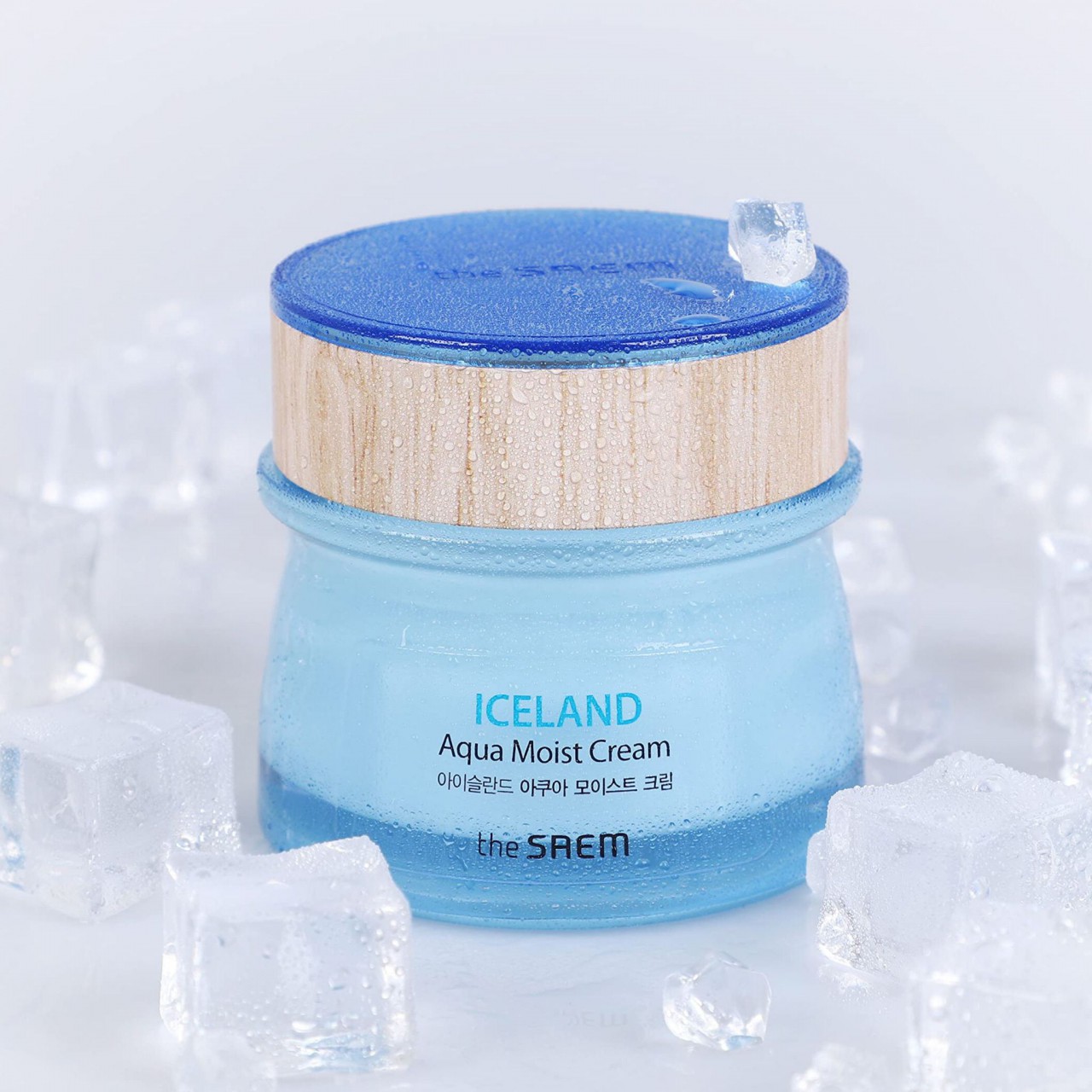 The Saem Iceland Aqua Moist Cream 冰島保濕面霜 60ml (韓國製)