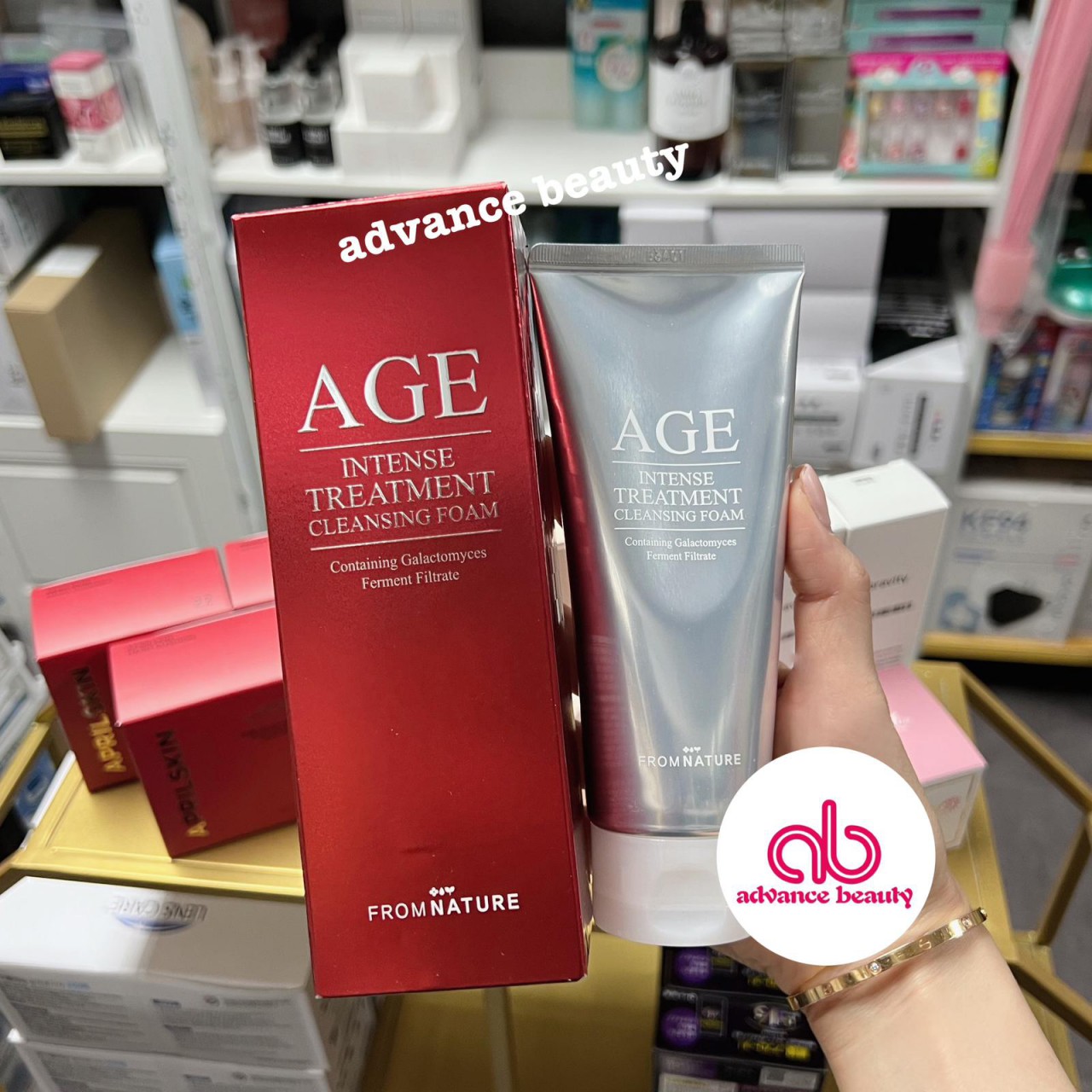 FROM NATURE AGE Intense Treatment Cleansing Foam 美白抗衰復活洗面 130g (Made in Korea)