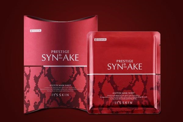 It's Skin Prestige Syn-Ake Mask Sheet 蛇毒抗皺面膜 25g*5