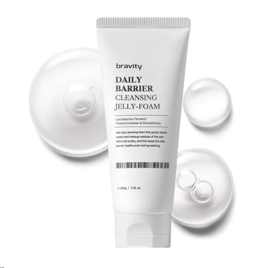Bravity Daily Barrier Cleansing Jelly Foam 溫和不刺激洗面乳 200g (made in korea)