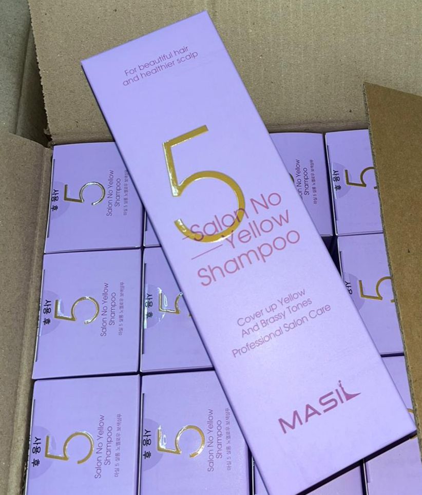 Masil Salon No Yellow Shampoo 薰衣草紫 護色去黃洗髮水 500ml (Made in Korea)