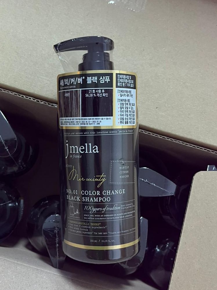 Jmella Mir Minty No.1 Color Change Black Shampoo 薄荷黑髮防脫髮洗髮水 300ml (Made in Korea)