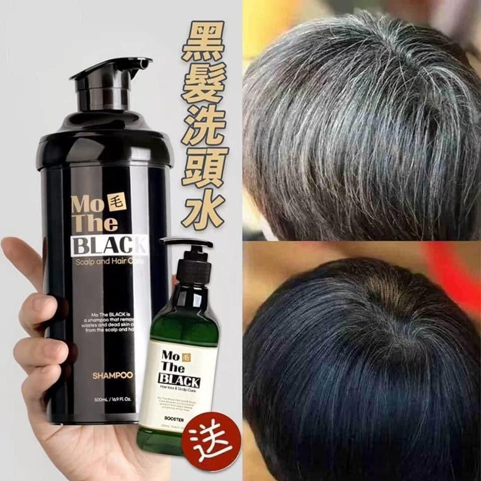 Mo The Black Scalp and Hair Care Shampoo 黑髮洗頭水 500ML (Made in Korea)