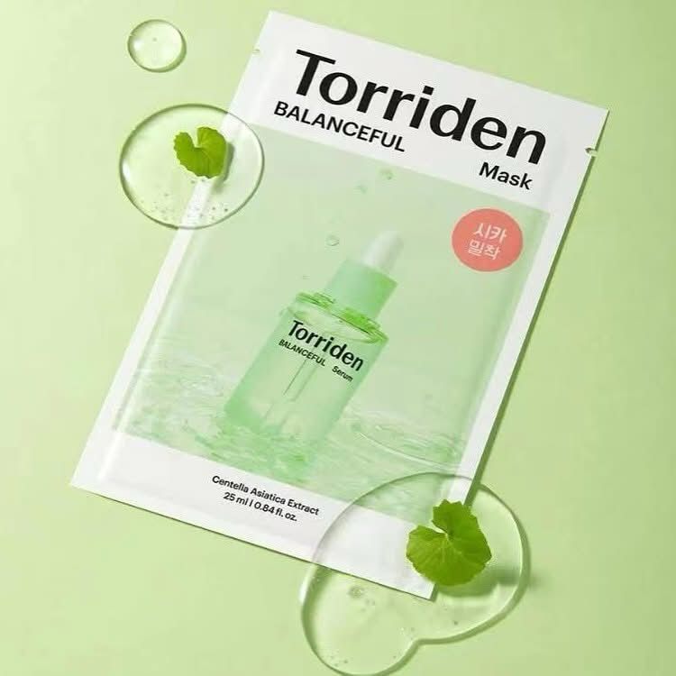 Torriden Balanceful Serum Mask 積雪草鎮靜舒緩保濕面膜 (1盒10片) (Made in Korea)