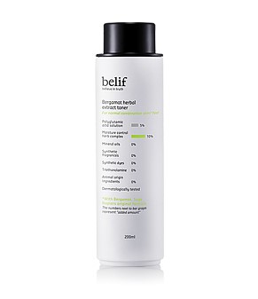 belif - Bergamot Herbal Extract Toner 佛手柑平衡保濕爽膚水 200ml